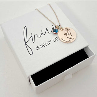 Birth Flower Jewelry