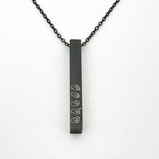 Personalized ASL Necklace